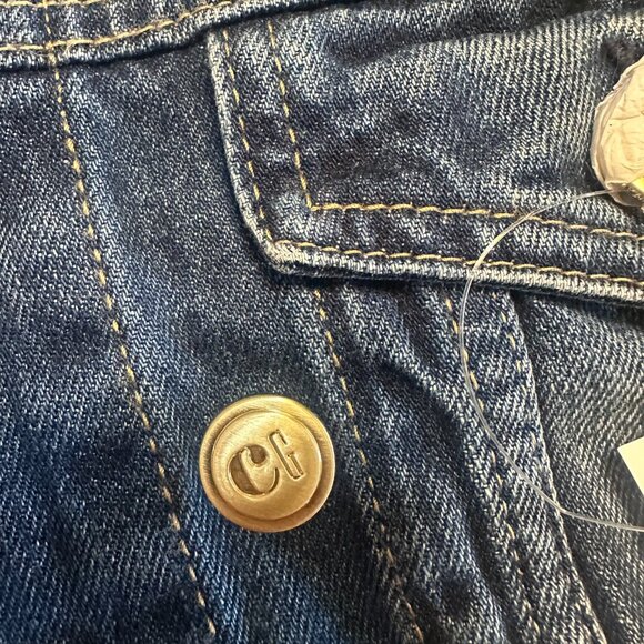 NWT GAP x Cult Gaia Asymmetrical Denim Jacket - Picture 3 of 6